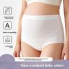 Large Size Female Spring and Autumn 10A Bacteriostatic Cotton Pregnant Women High Waist Belly Triangle Briefs