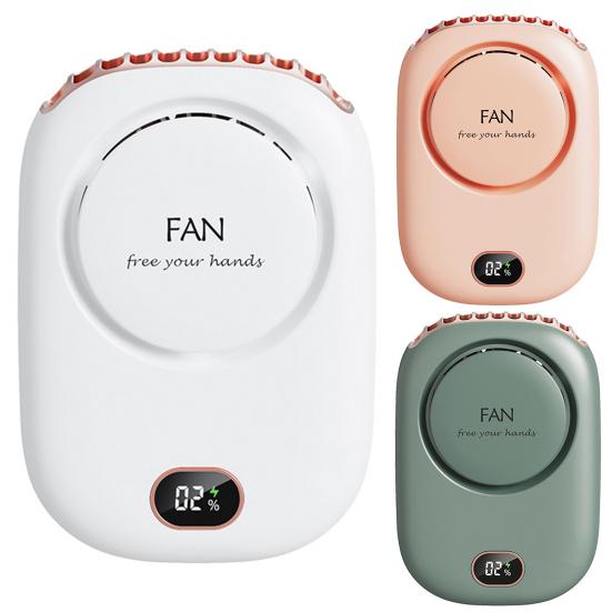 Practical USB Compact Hands-Free Fan Adjustable Lanyard