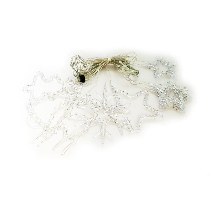 Snowflake Christmas Curtain String Lights