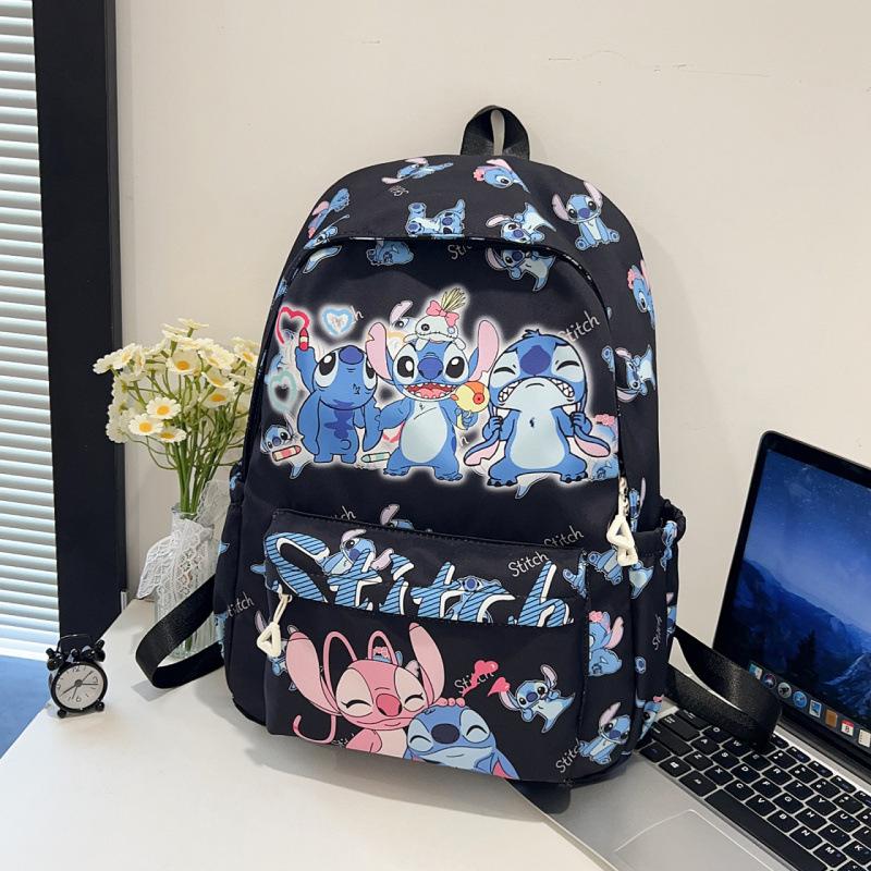 Disney Stitch Backpack Children's Primary School Medium Backpack Weight Loss Ultra Light Backpack