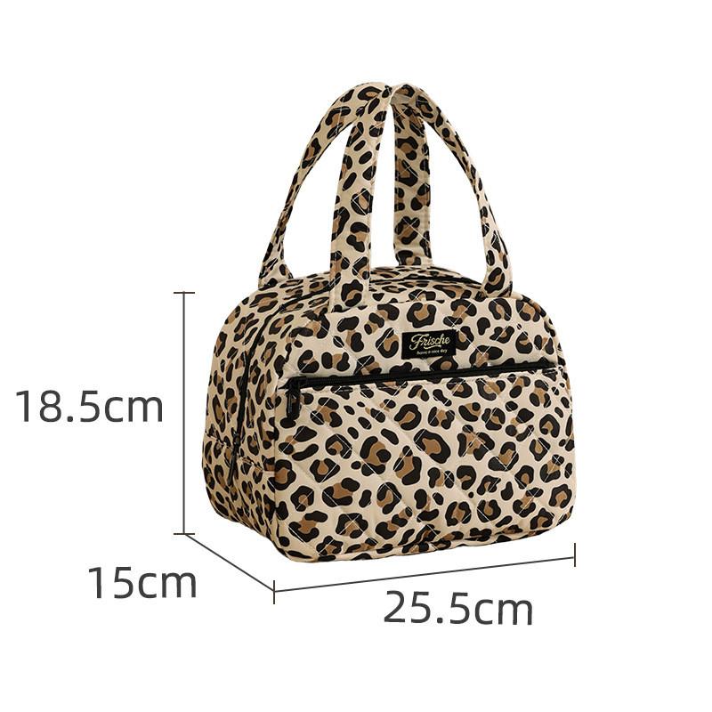 Bolsa para Lonchera de Gran Capacidad Portátil de Mano Aislada para Viajes Diarios y Comidas Escolares