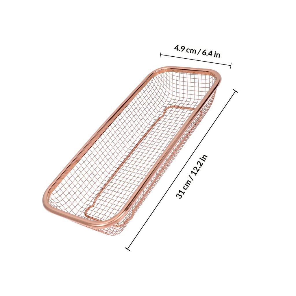 Stainless Steel Chopsticks Basket Fine Workmanship Desktop Cutlery Organizer Multipurpose Utensil Storage Jar Drain Basket