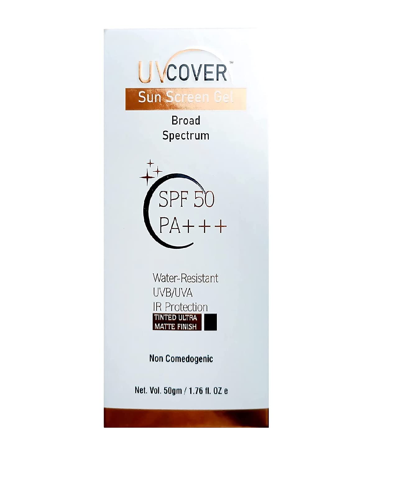 OPERIO UVCOVER SPF50+++ Silicone Sunscreen Gel for All Skin Types 50Gm