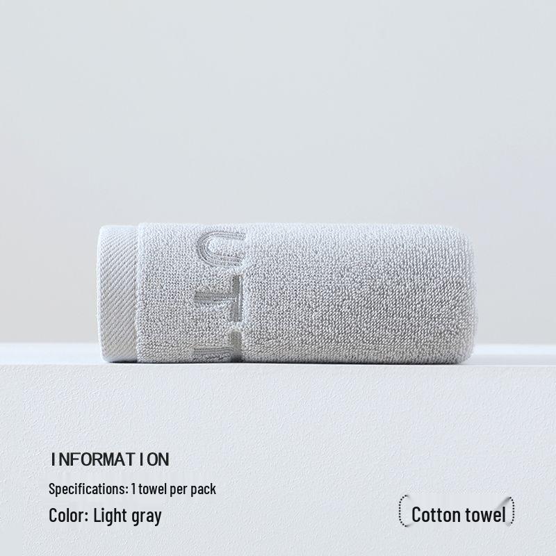 Toalla 7a de Algodón Puro Antibacteriano: Clase A, Engrosada, Muy Absorbente, No Suelta Pelusa, Adecuada para Lavar la Cara y Bañarse, Unisex.