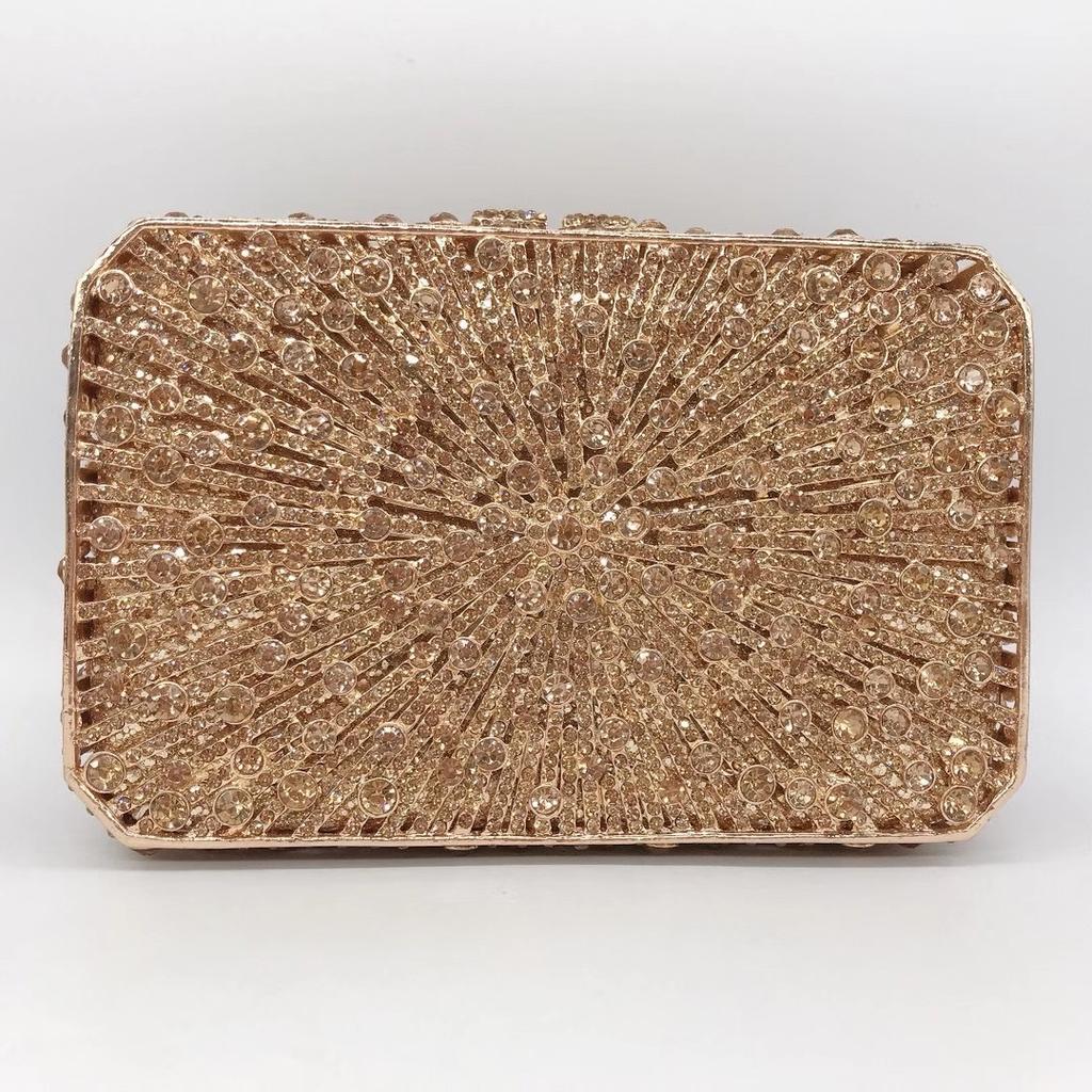 Silber/Weiß Strass Abendtaschen Diamant Hochzeit Brauttaschen Damen Handy Kette Kristall Handtaschen Neuankunft Taschen