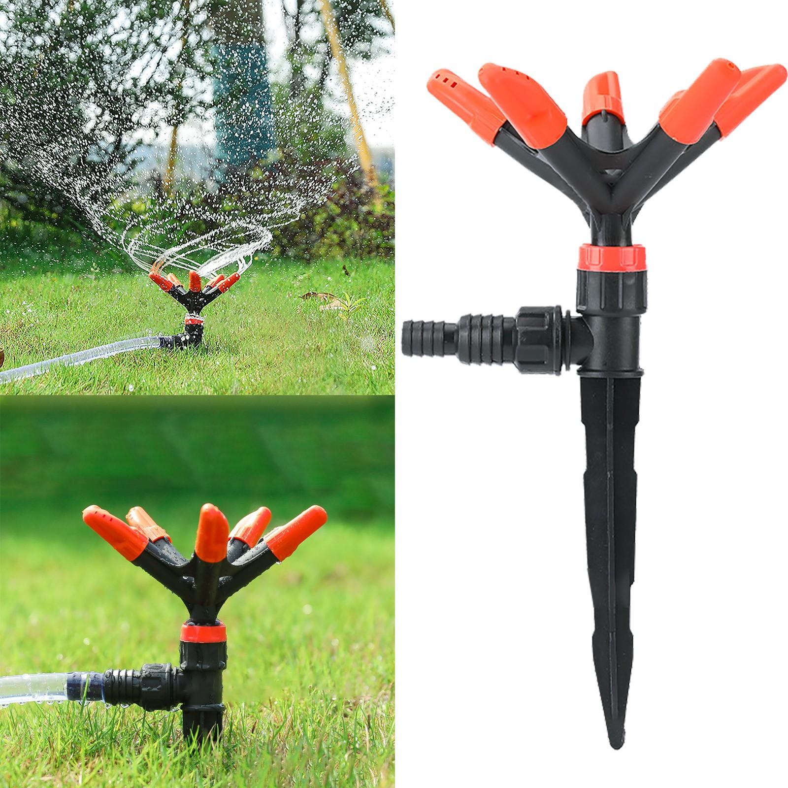 Garden Gadgets 360° Rotating Automatic Sprinkler Irrigation Lawn Sprinkler Agriculture Watering Convenience Supplies оранжевый