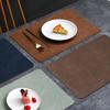 Waterproof Double Layer Cowhide Square Leather Placemat