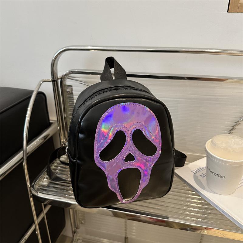 Fashion Personality Trendy Skull Halloween Ladies Backpack