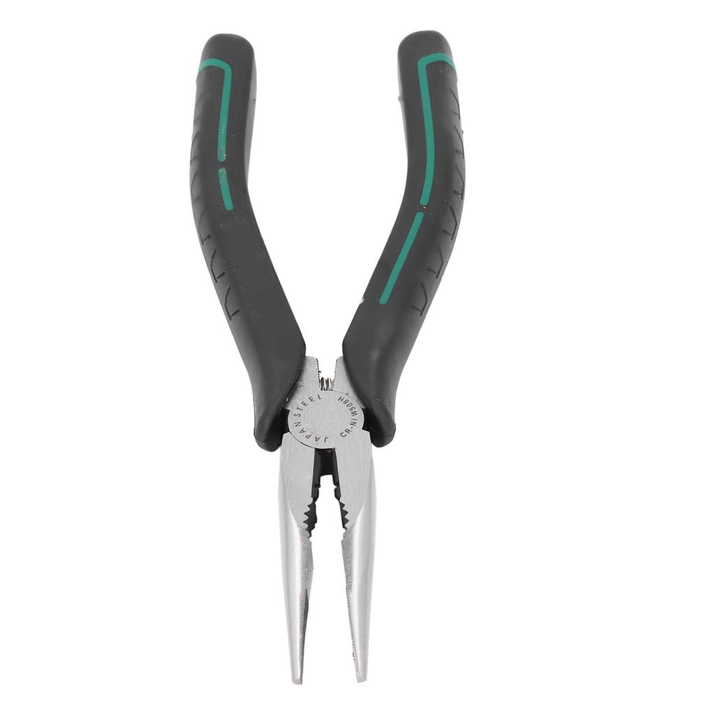 Needle Nose Pliers 8in CRV Long Mini with Non Slip Handle for Jewelry Making Art Crafting Projects