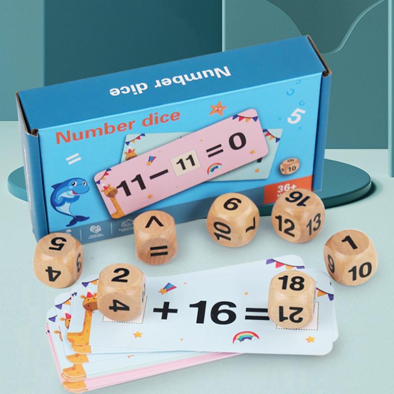 Kid Number Letter Matching Game Montessori Math Toy Arithmetic Addition Subtraction English Word Learning Parish Educational Toy