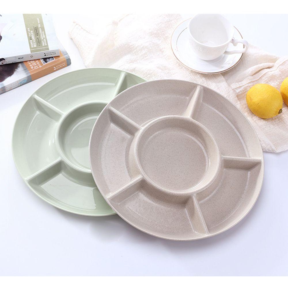 Desktop Fruits Organizer Durable Office Dried fruit tray Snack tray Fruit Plate Multi grid tray
