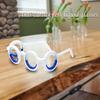 Anti Vertigo Glasses Without Lens Motion Sickness Glasses Detachable Lightweight Supplies for Old Adults Children Outdoor Travel