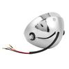 Vintage Motorcycle Grill Headlight Halogen Head Lamp High Brightness Electroplate