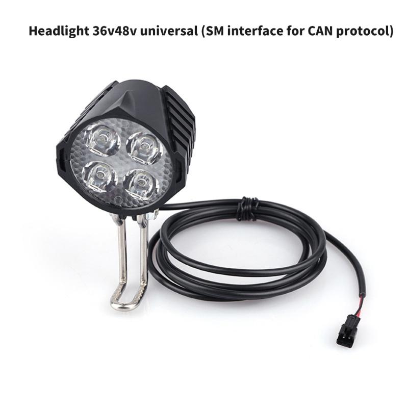 High Power Motorcycle Bike Front Light Shockproof Electric Bicycles Headlight For Mountain Bikes And Electric Bikes