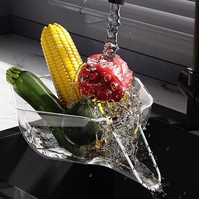 Multi-functional Drain Basket Quick Water Drainage Convenient Food Preparation Durable Kitchen Sink Strainer