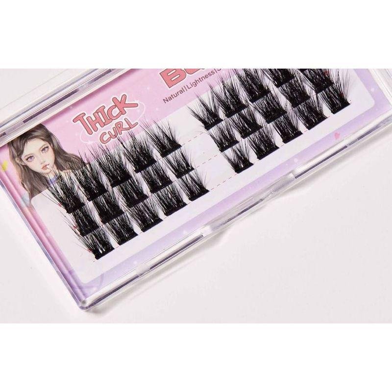 LuxeFlutter - Fox Eye Volume Cluster False Eyelashes