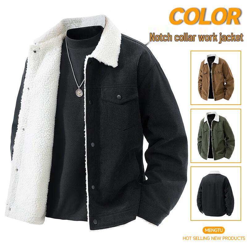 Wassup Sohot Men's Winter Fleece-Lined Jacket