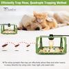 Indoor Flea Trap Retractable Energy Saving Kid-friendly High Brightness Simple Installation Pet Control No-Radiation Indoor Sticky Flea Trap with LED
