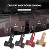 For Car Headrest Hook Leather Rear Seat Hanging Dual Hook Storage X3 X5 M5 M3 E46 E90 E60 F10 E39 F30 E36 G30 E87 E70