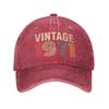 Punk Unisex Cotton Vintage 1971 Baseball Cap Adult 52th Birthday 52 Years Gift Adjustable Dad Hat for Unisex Women Sun Protection