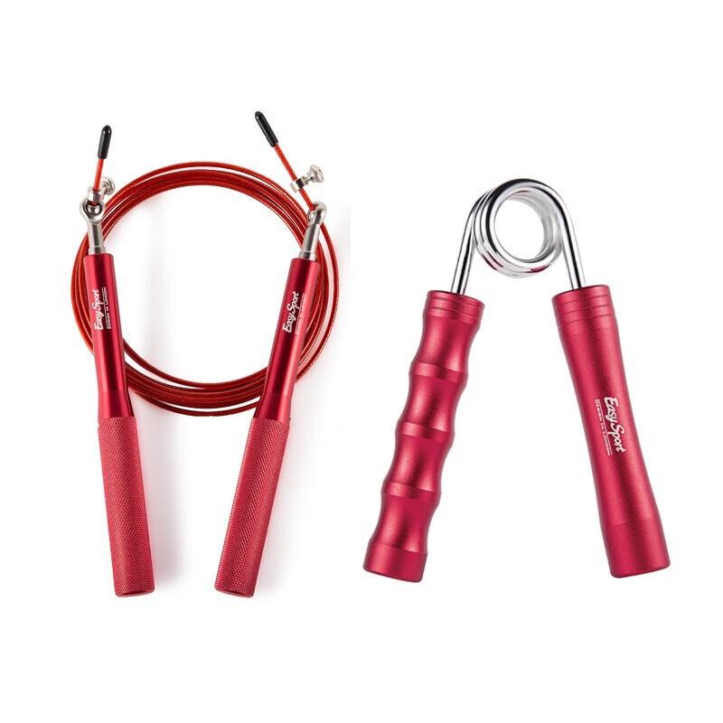 Evisburg Jump Rope & Grip Strengthener Set
