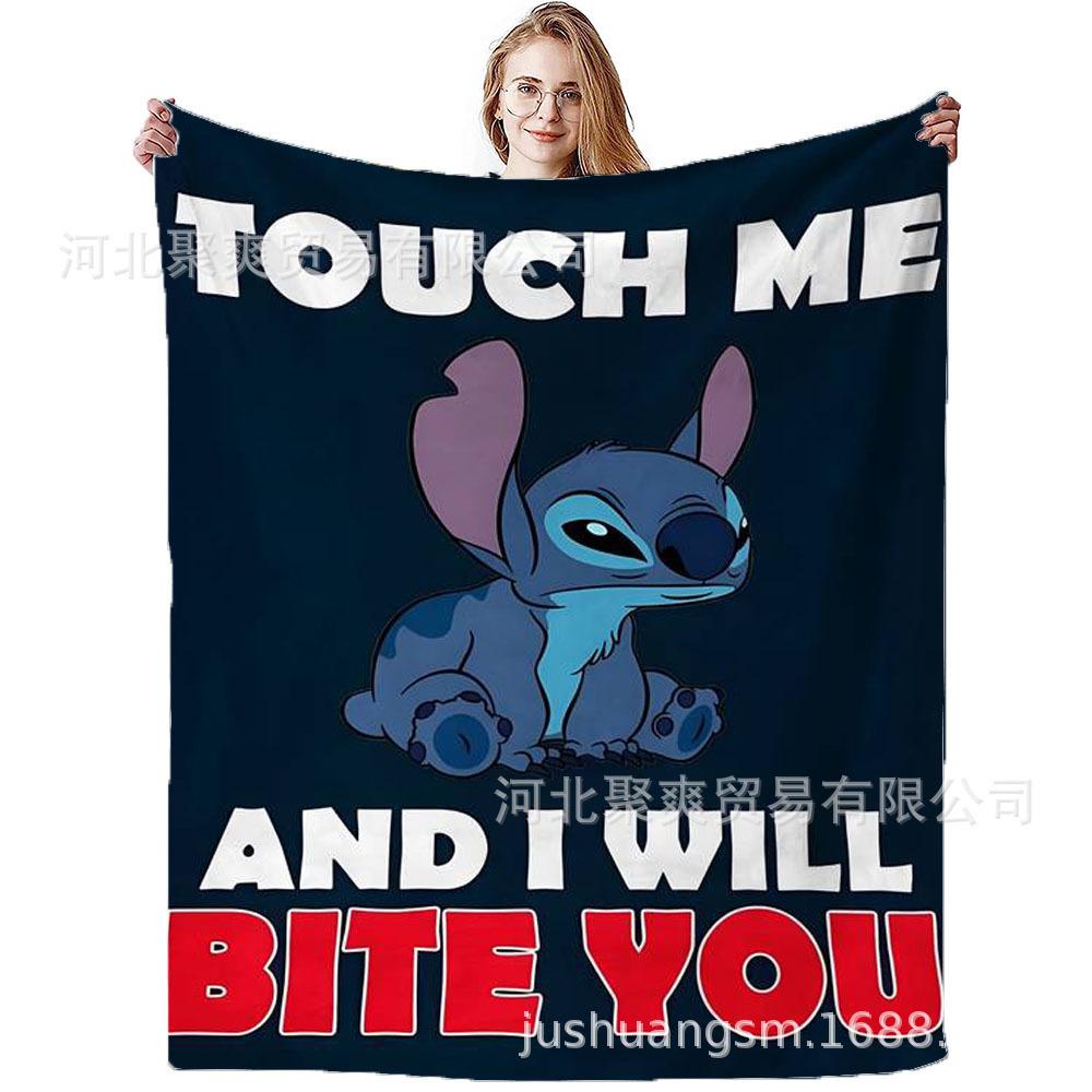 Stitch Flannel Blanket Star Baby Blanket Air Conditioning Blanket Nap Blanket Flannel Blanket Cross Border
