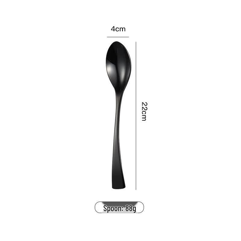 

Qianxing Fishtail Black Titanium Plated Stainless Steel Cutlery