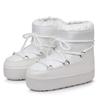 New platform fashion space boots women's short tube waterproof moon snow shoes short boots