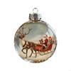 Vintager Acryl-Weihnachtsbaumschmuck Klassische Feiertagsdekorationen Bruchfest Für Festival Heimdekorationen P9YB