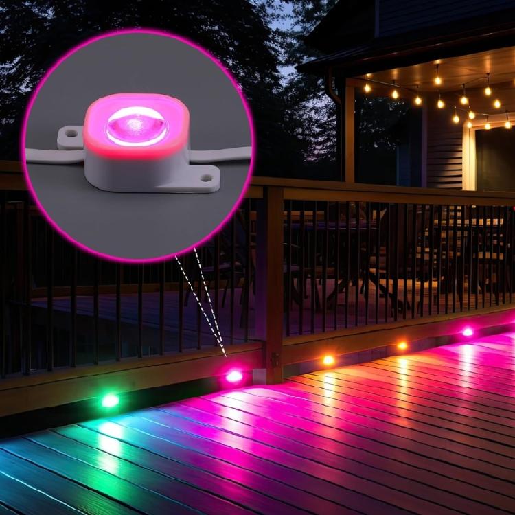 30pcs Outdoor LED Light Mounting Clip Courtyard LED Light Fixed Bracket for H705 Stable Outdoor Installation Enduring