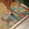 American Luxury Retro Diatomaceous Mud Mat Moisture-wicking Quick Dry Non-slip Mat Bathroom Bath Area Door Dirty Foot Pad