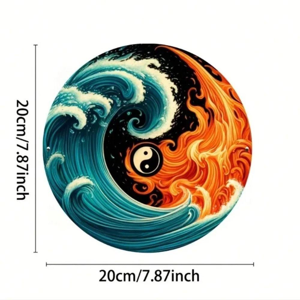 2D Flat Metal Wall Sign Decor