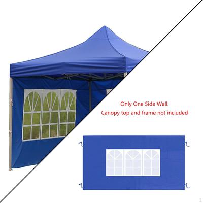 Canopy Tent Side Wall Replacement Tarp 300 Cm X 200 with Window for Gazebo Event