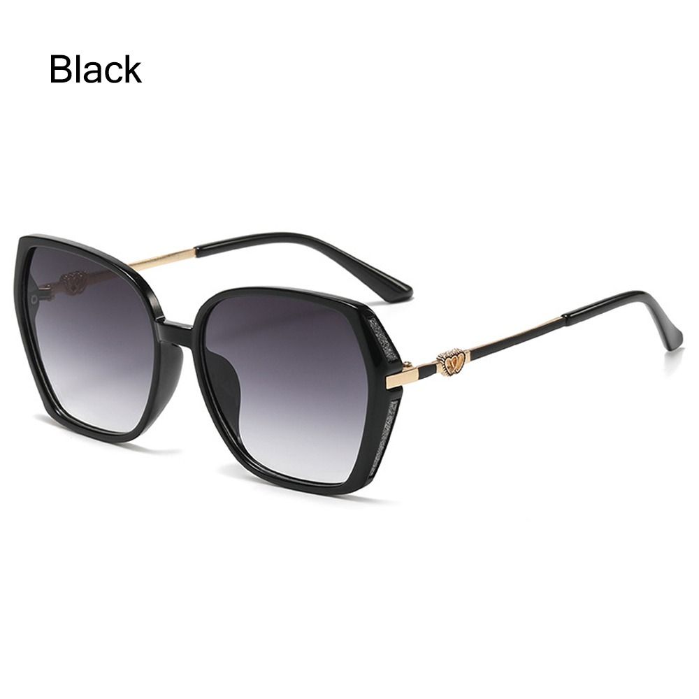 UV Protection Women's Rhinestone Shades Street Shooting Retro Sun Glasses Gradient Eyewear