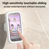360 Degree Rotation Waterproof Shower Phone Holder Rotation Angle Adjustable Telescoping Wall Mount Phone Holder for Bathroom Kitchen Bracket Stand