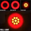 Tail Lamp 4" Round LED Tail Light Car Stop Brake Tail Light Running Lamp