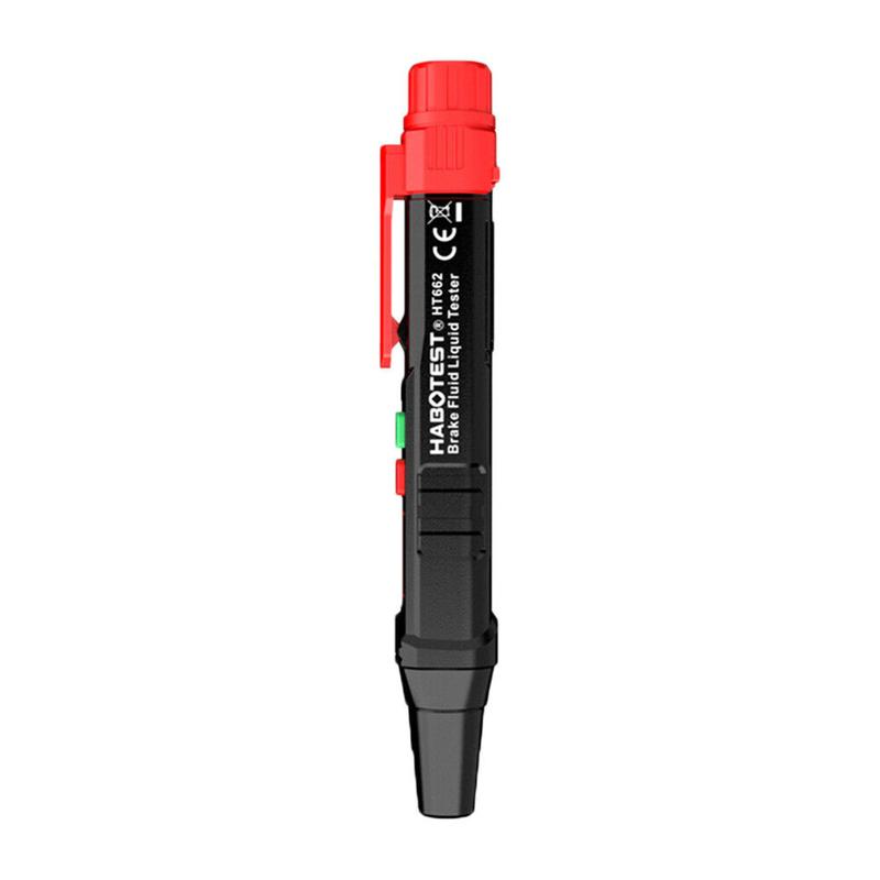 1pc Brake Tester Pen LCD Brake Fluid Oil Tester Dust Prevention Brake Fluid Tester 2x1.5v AAA Battery Auto Brake Fluid Tester