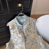 Button Sleeveless Vest Top Women's High-end Vest Women's Small Vest