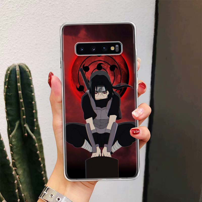 Naruto Uchiha Itachi Pro Samsung Galaxy S10 Plus S20 FE S21 S22 Ultra Pouzdro na telefon S10E S8 S9 + S7 Edge J4 Kryt Plášť Coque