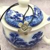 Fashion Necklace Accessories Bohemian Jewelry Miao Silver Sapphire Silver Flower Natural Chalcedony Short Clavicle Necklace