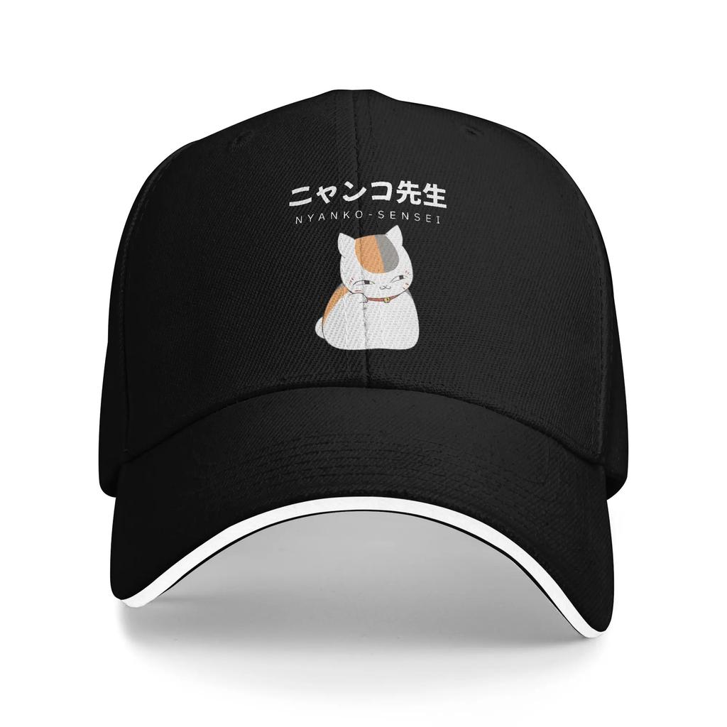 Natsume's Book of Friends Madara Sandwich Baseball Caps Casual Washed Nyanko Sensei Snapback Hat Men Women Gift Adjustable Adult