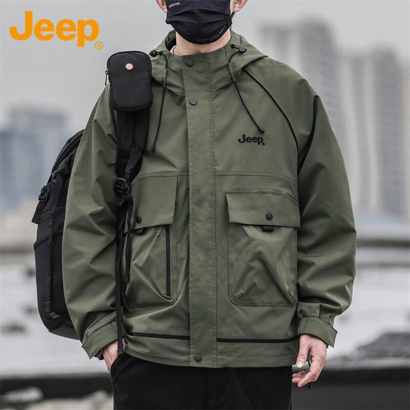 

JEEP Men s Spring Autumn Casual Outdoor Jacket XL