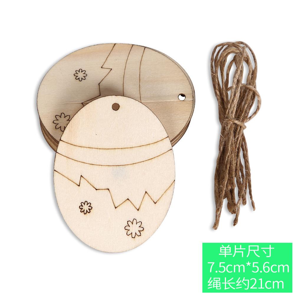 

Joyful Wooden Handcrafted Easter Decoration Set With Colorful Eggs Rabbits And StyleA