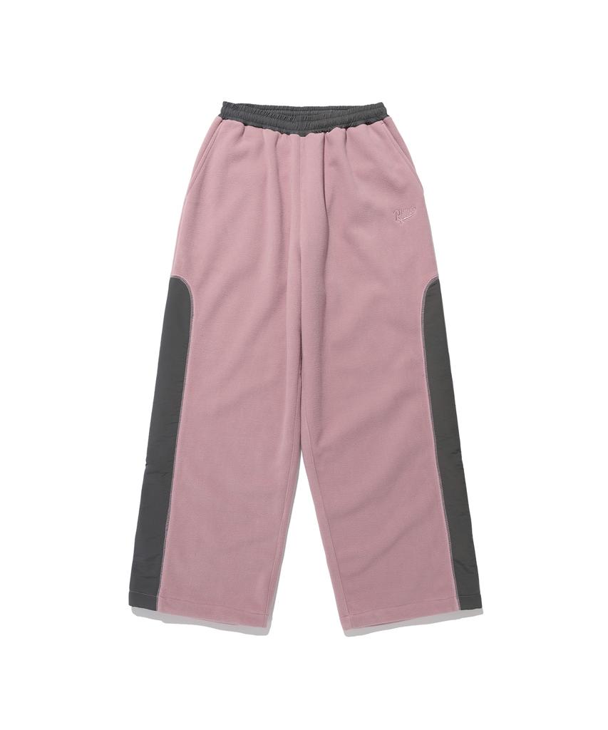 PHYSICAL DEPARTMENT Color Block Fleece Pants Pink