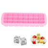24‑Grids Ice   Tray with Lid Food Grade Silicone   Ice Mold Tray for Home Bar Use