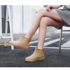 Ladies' Outdoor Fashionable Solid Color Short Tube Anti Slip Rain Shoes