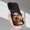 Cute puppy for iPhone 15 mobile phone case iphone12promax case 14/13/11/XSMAX pupil eye 16