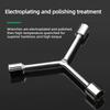 1PC Manual Y-shaped Three-pronged Socket Three-pronged Wrench Washing Machine Cleaning and Maintenance Tire Socket Wrench