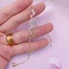 Popular Leaf Bridal Bracelet ins Wind Design Mori Zircon Bracelet