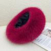 Winter Warm Faux Fur Bucket Hat for Women Fluffy Soft Thicken Plush Fisherman Hats Coldproof Windproof Skiing Fashion Panama Cap